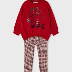 MG Mayoral Red Legging Set 4791